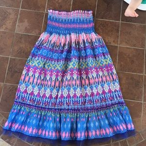 Strapless Girls Sundress